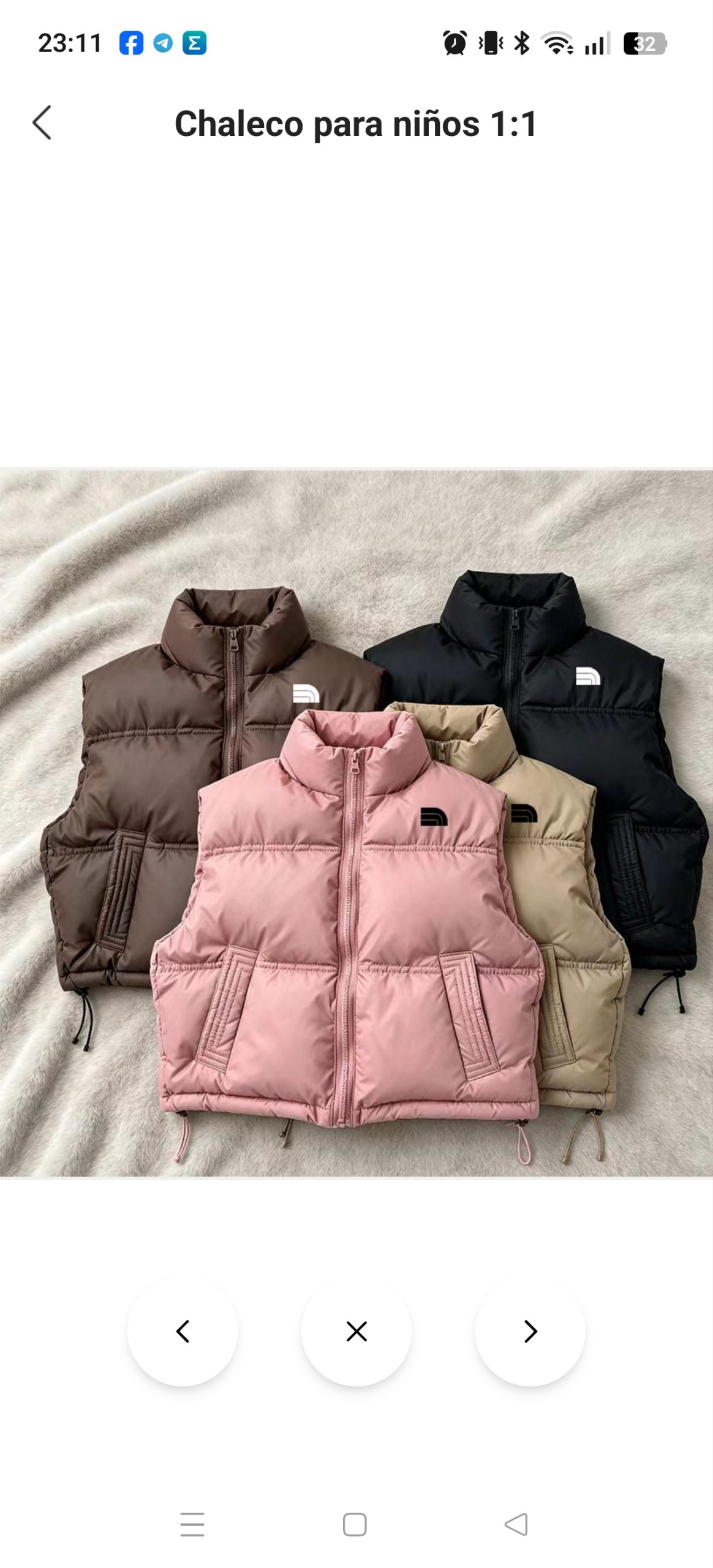 Chaleco niños The North Face ✨