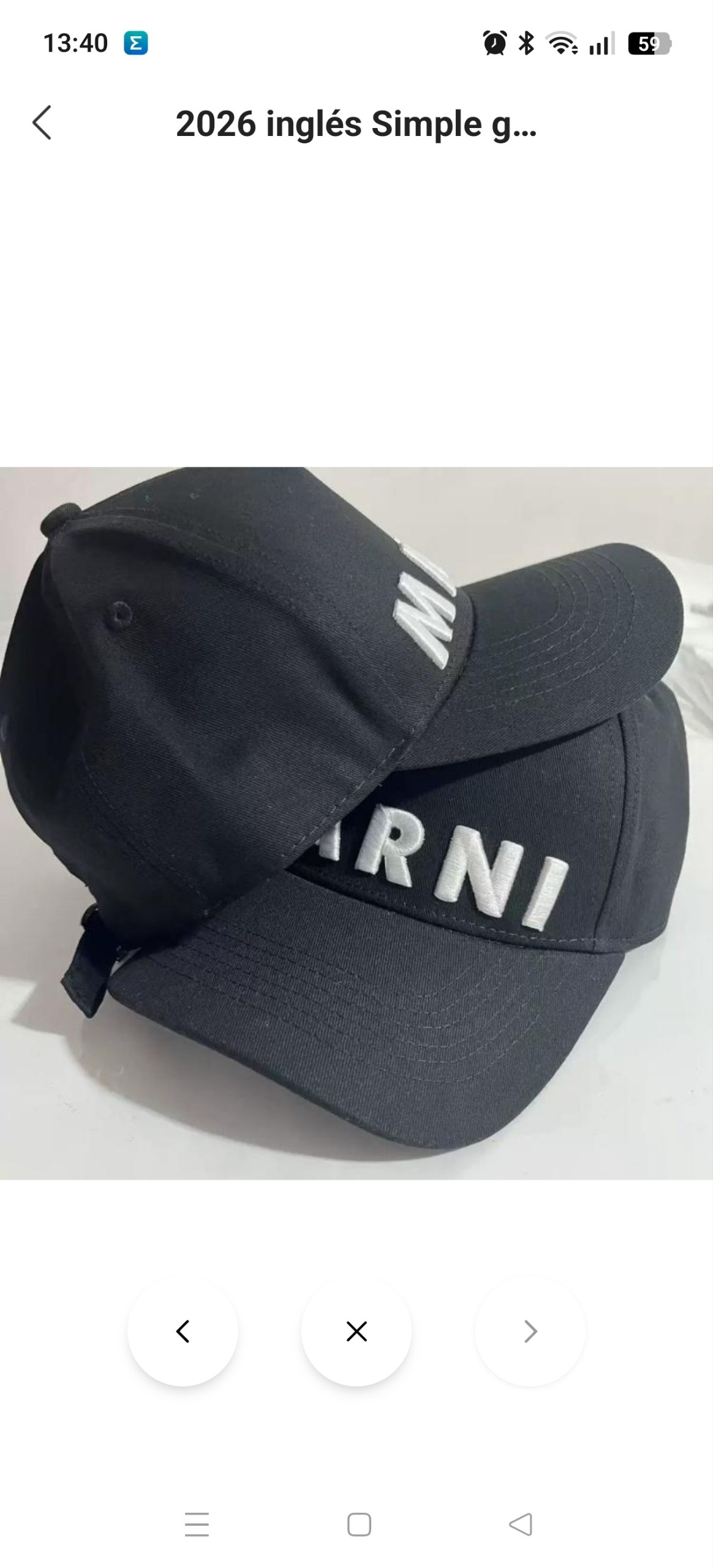 Gorra Marni 24.74€‼ ✨