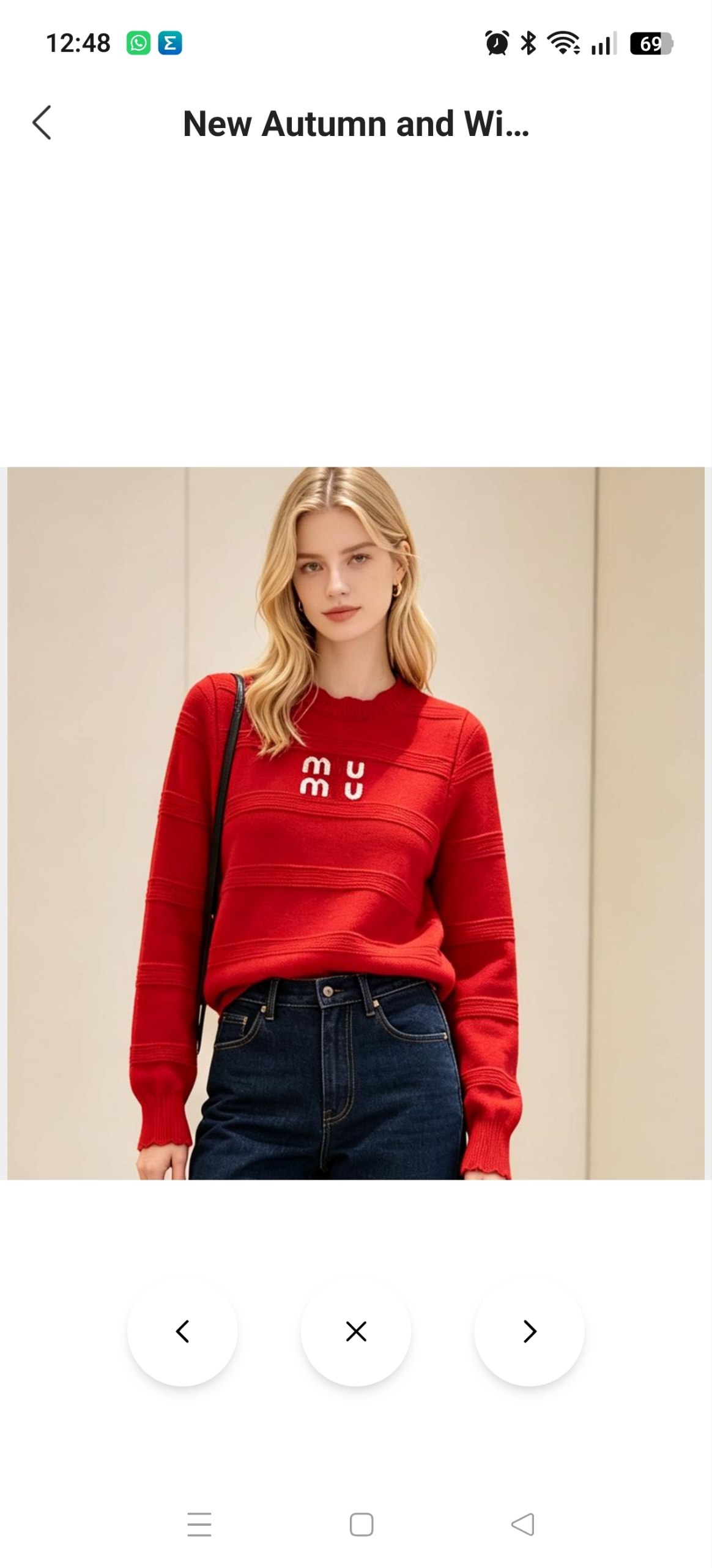 Producto Hacoo - Suéter Miu Miu ✨ - Comprar en Hacoo con codigo PANDA