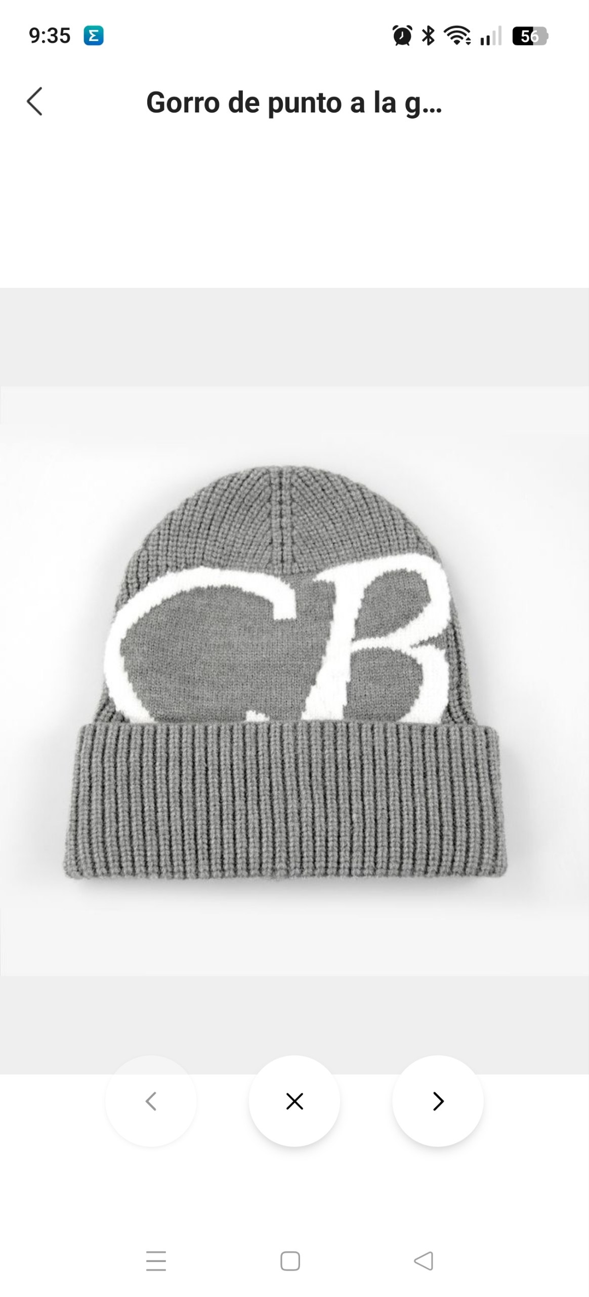 Gorro lana Cole Buxton ✨