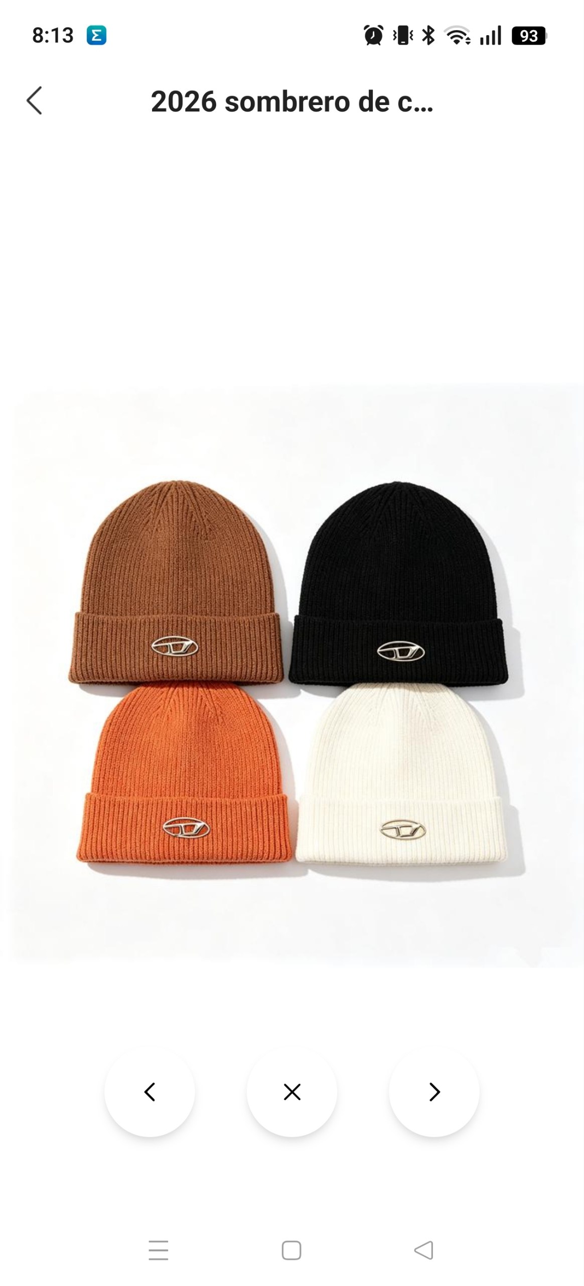 Gorro lana Diesel 7.77€‼ ✨