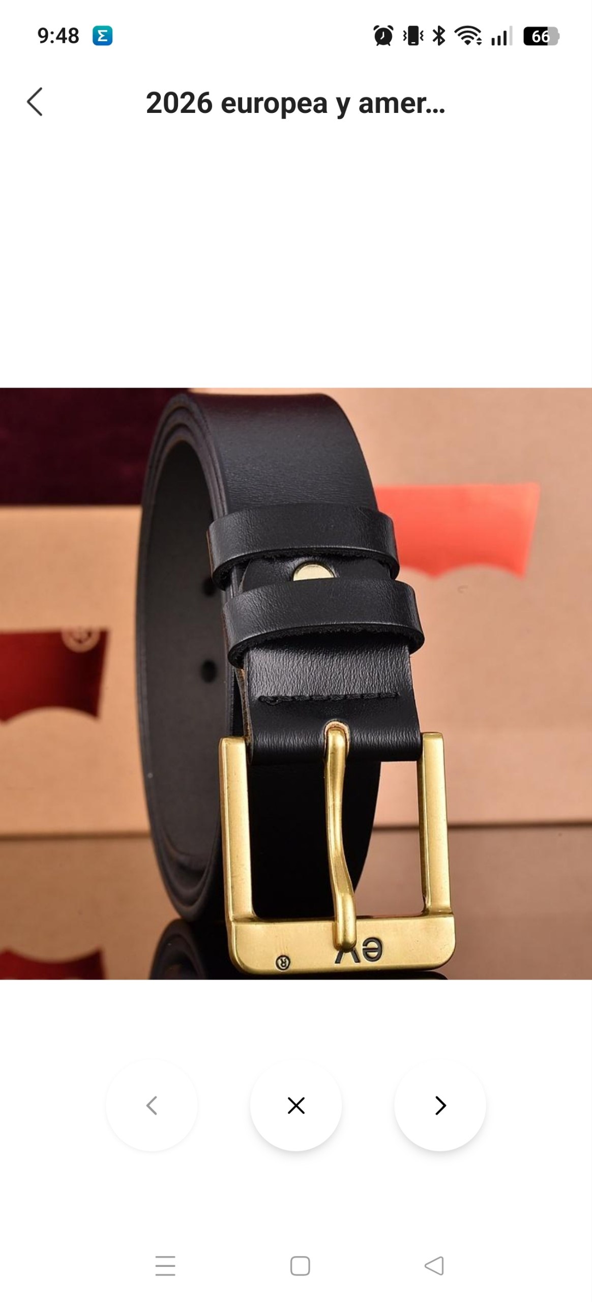 Cinturón Levis piel 11.82€‼ ✨