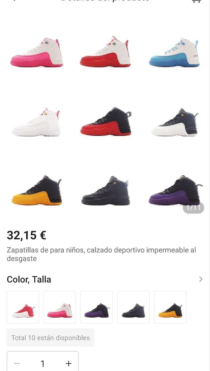 Nike Air Jordan 12 niños ✨