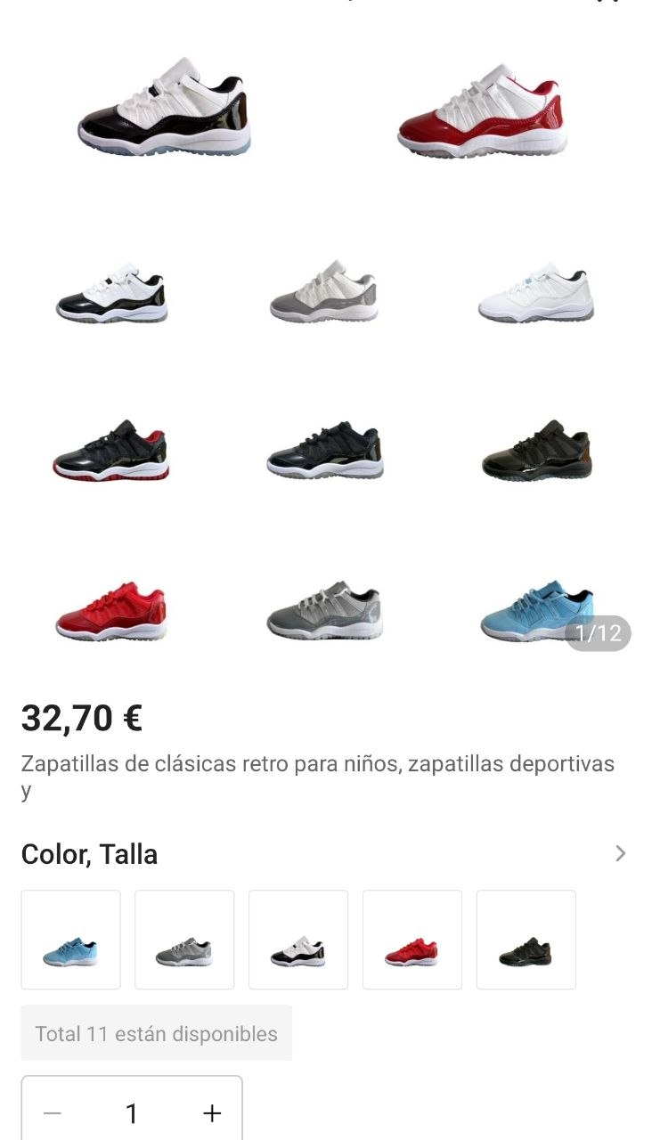 Nike Air Jordan 11 niños ✨
