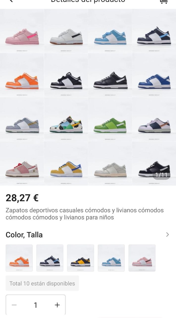 Nike Dunk niños ✨