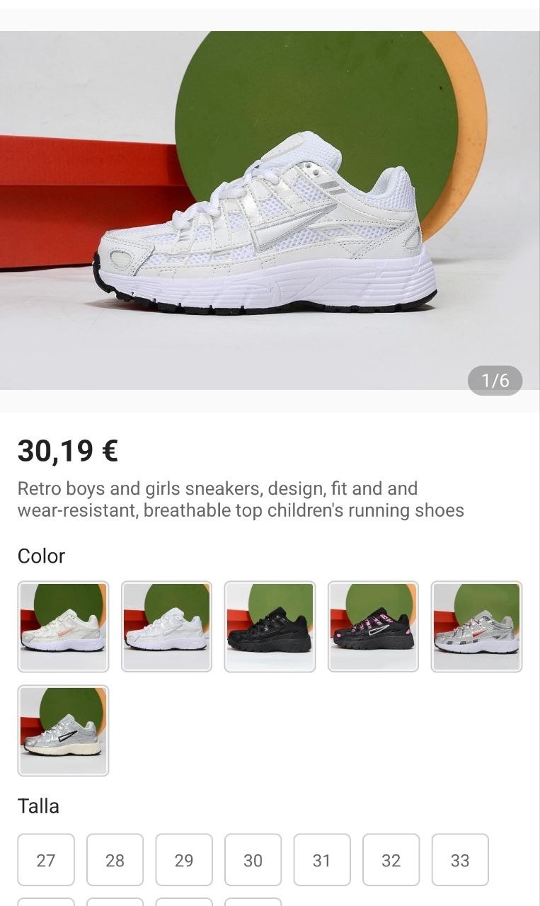 Nike P-6000 niños ✨