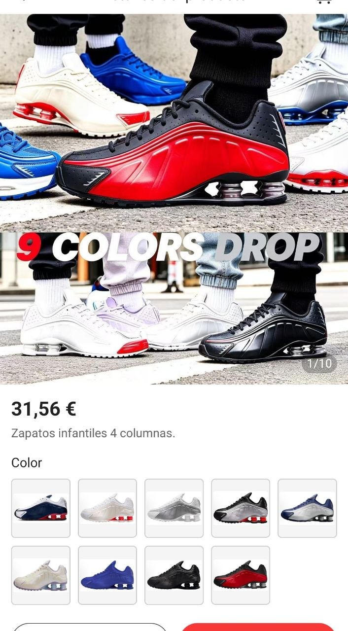 Nike Shox R4 niños ✨