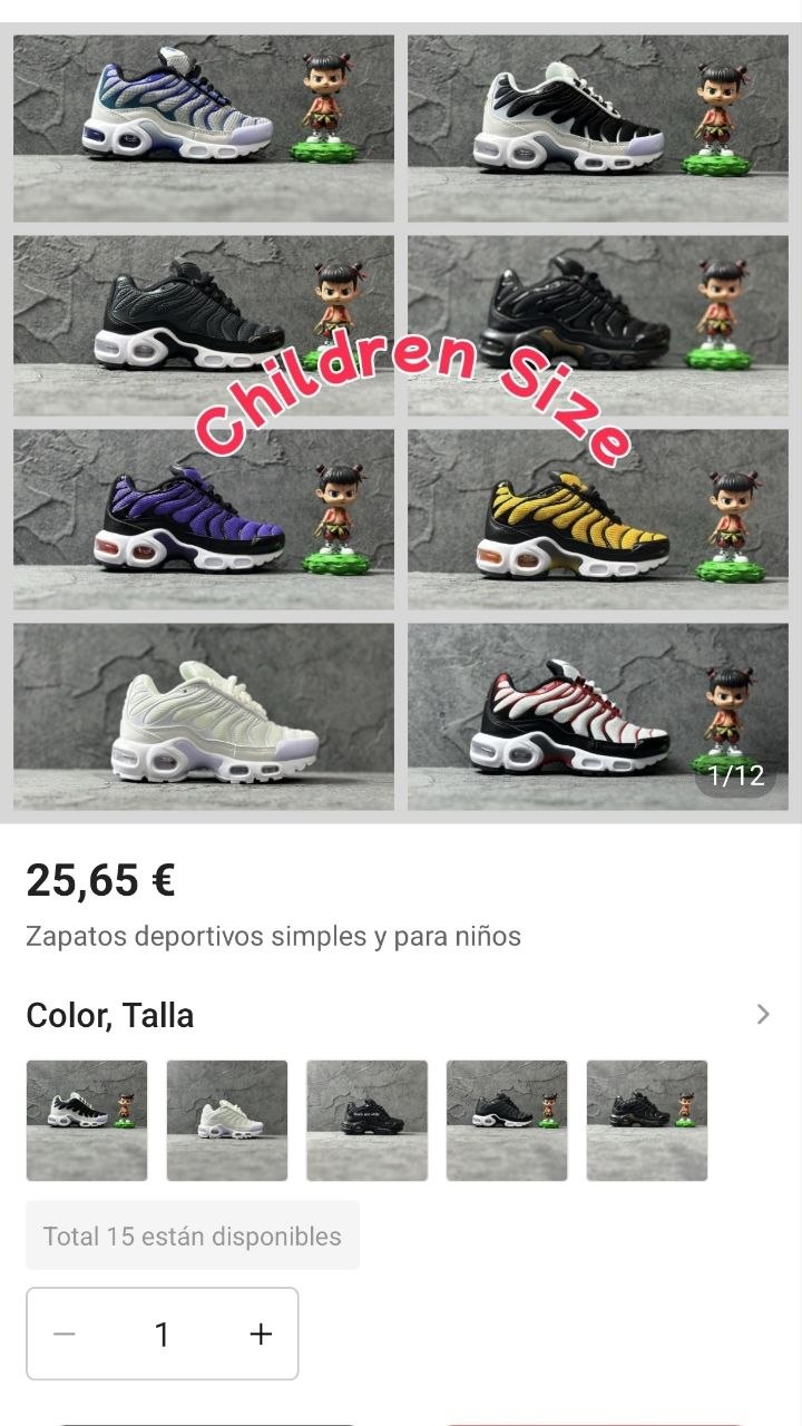 Nike Air Max Plus TN niños ✨
