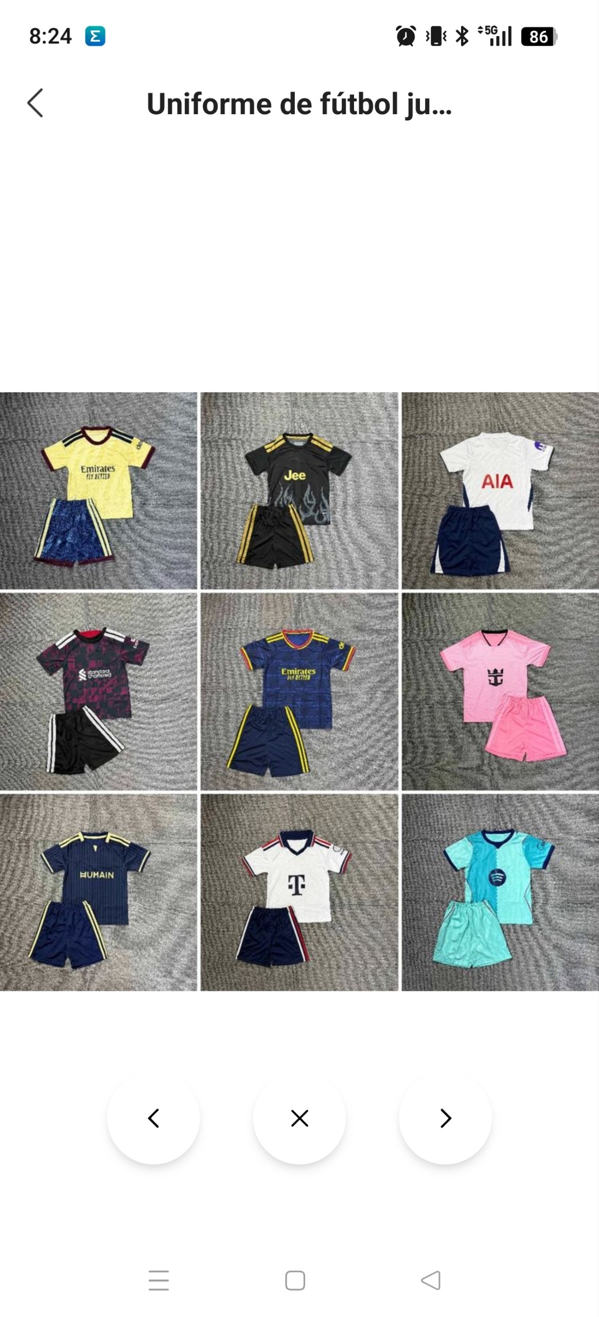Equipaciones fútbol niños 14.26€‼ ✨