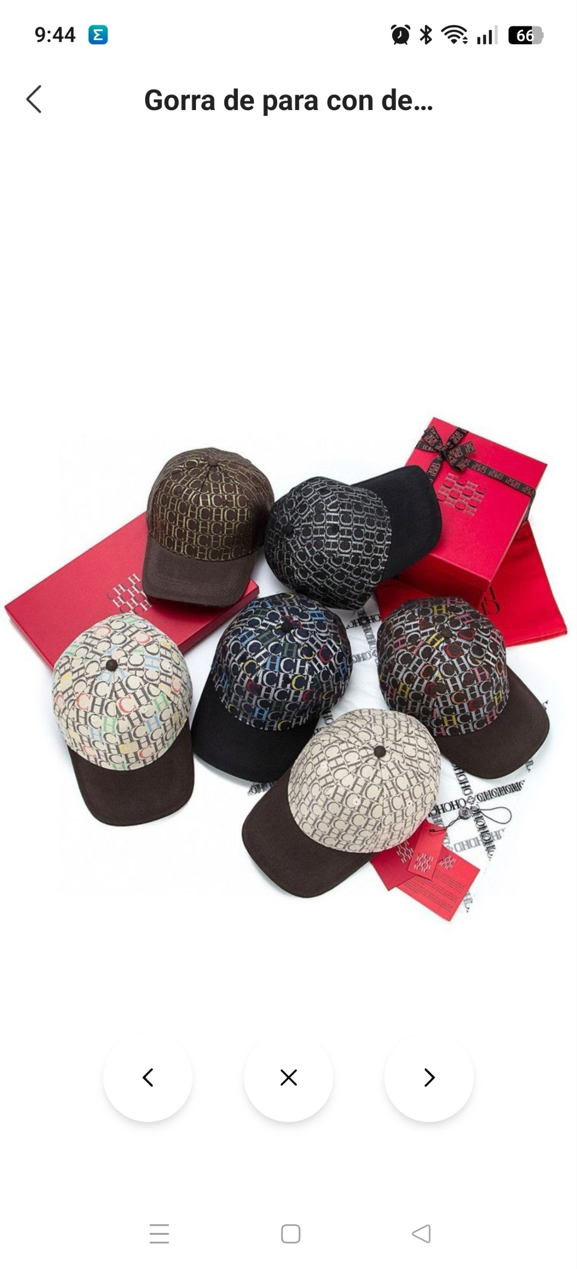 Gorras Carolina Herrera 34.74€‼ ✨