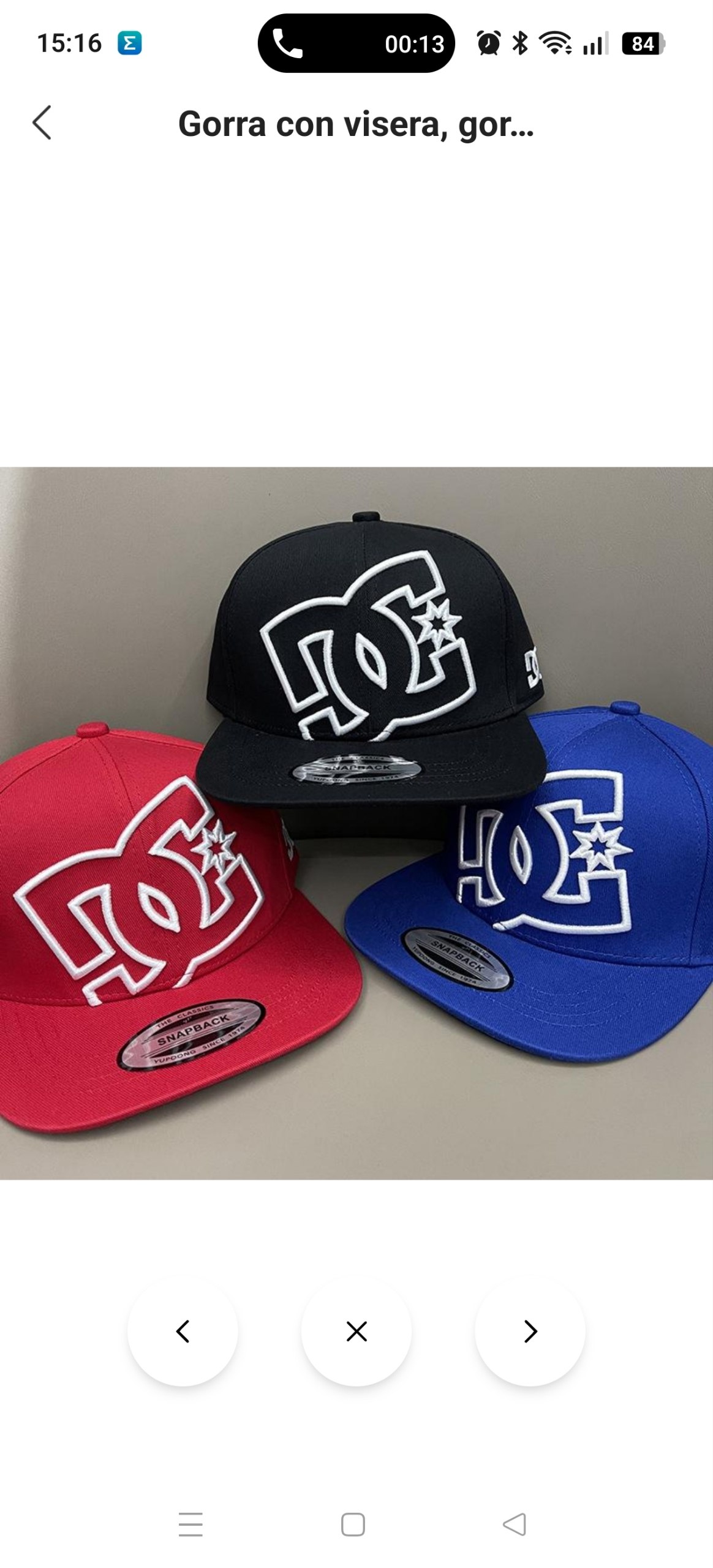 Gorra DC 11.82€‼ ✨