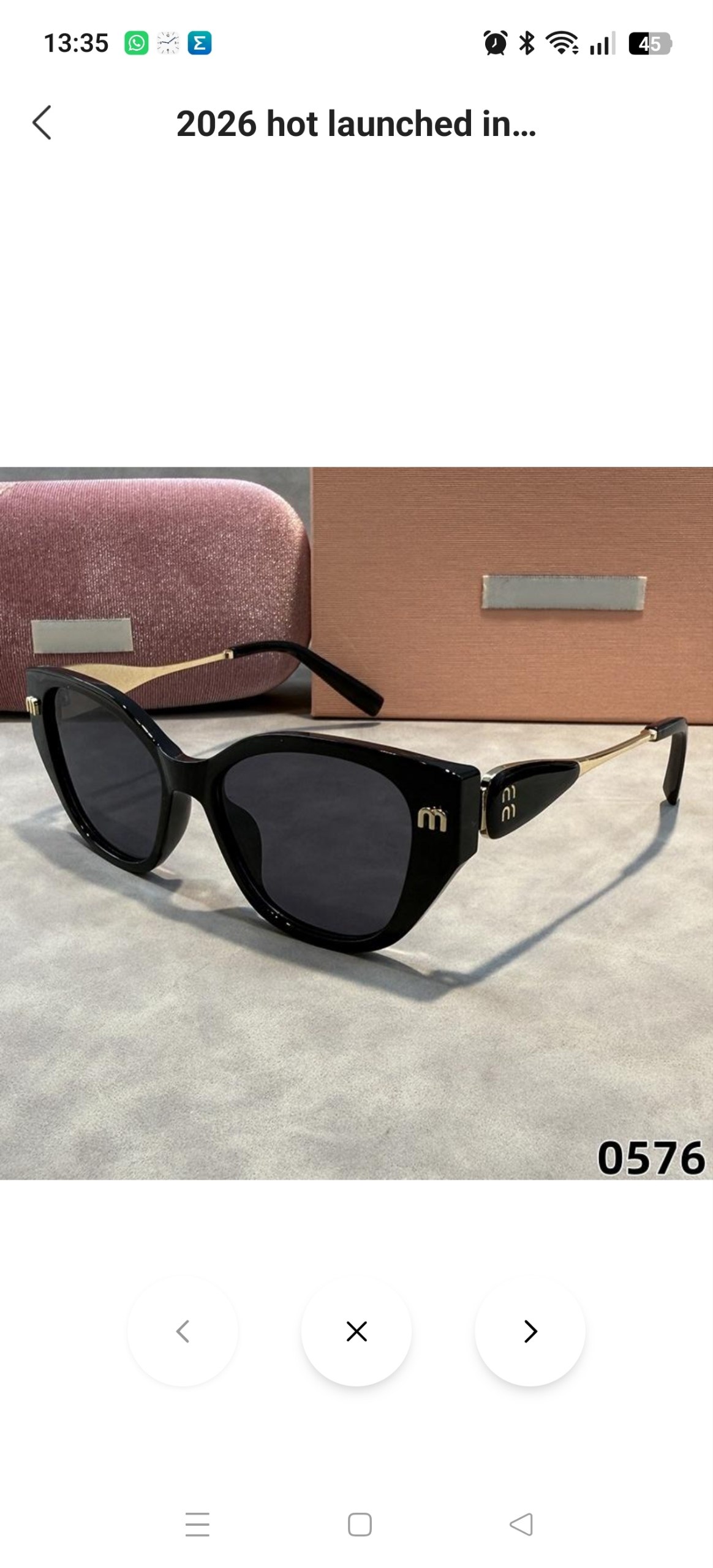 Gafas de sol Miu Miu 12.22€‼ ✨