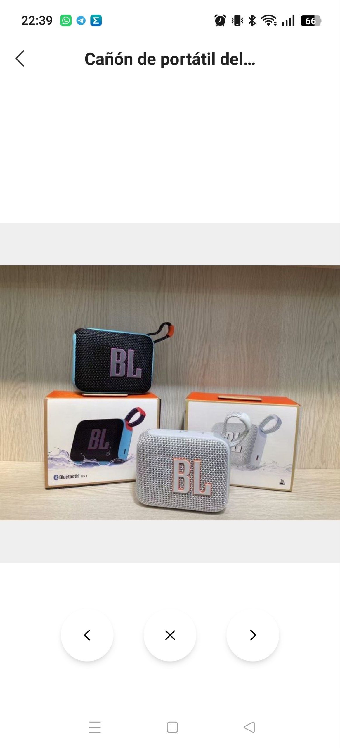Altavoz JBL 26.45€‼ ✨