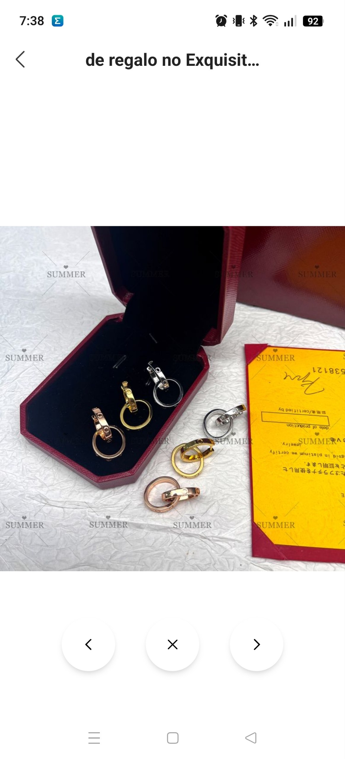 Pendientes Cartier 9.16€‼ ✨