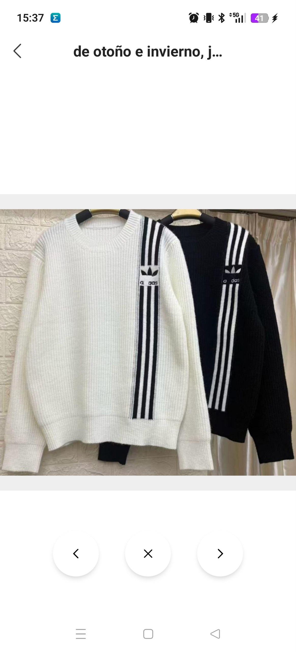 Suéter Adidas 27.16€‼ ✨