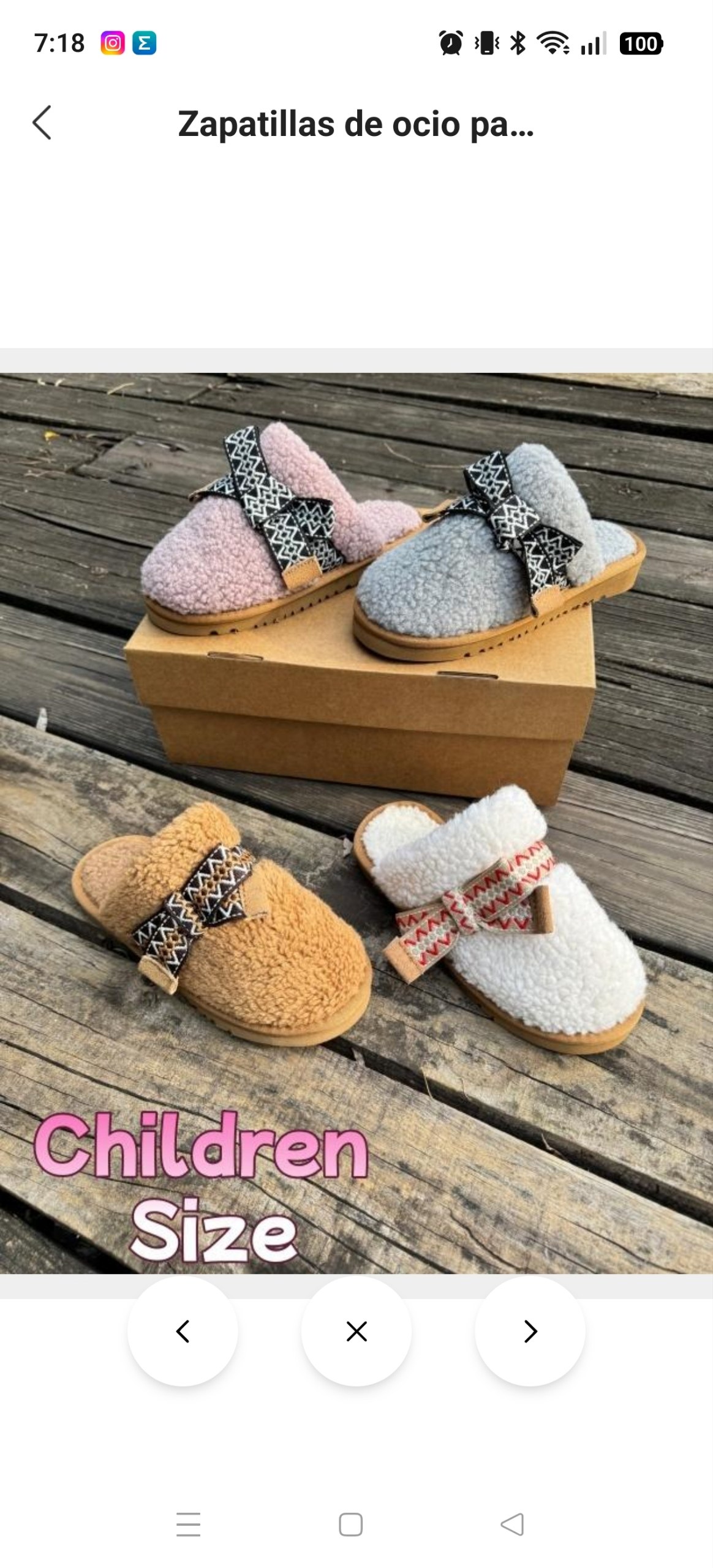 Pantufla niños Ugg 22.14€‼ ✨