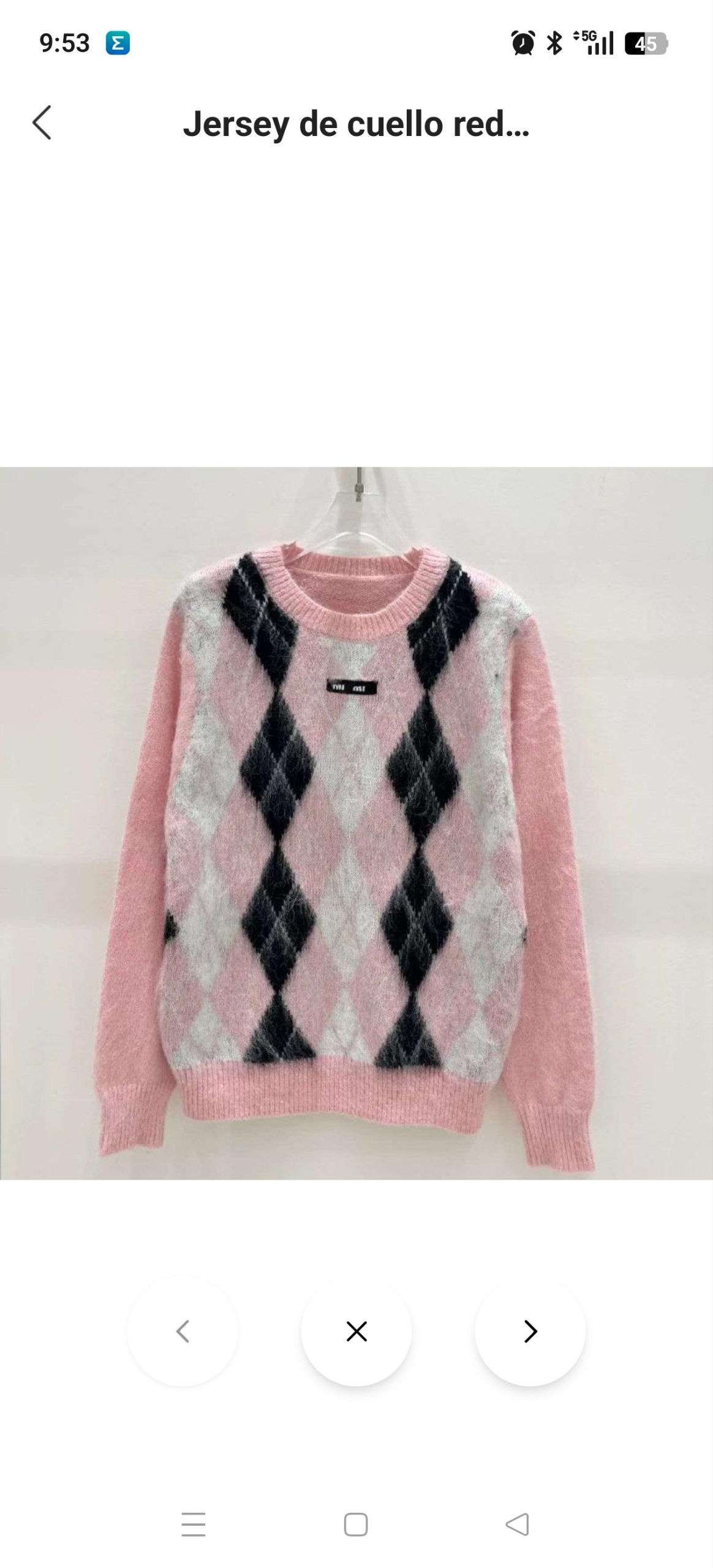 Suéter Miu Miu 31.15€‼ ✨