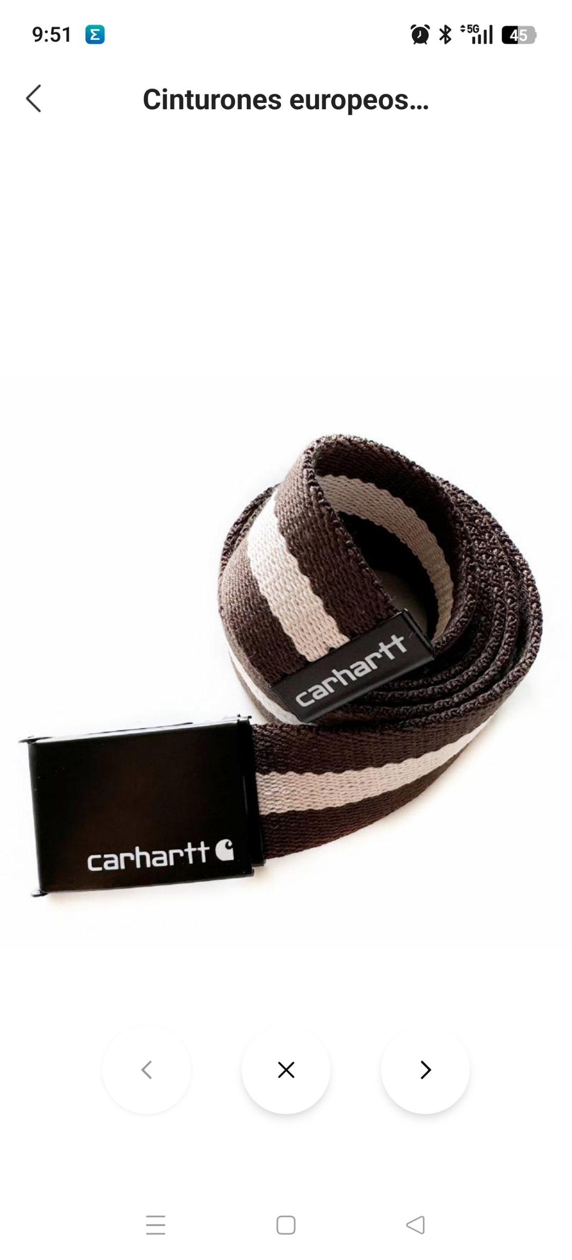 Cinturón Carhartt 7.44€‼ ✨