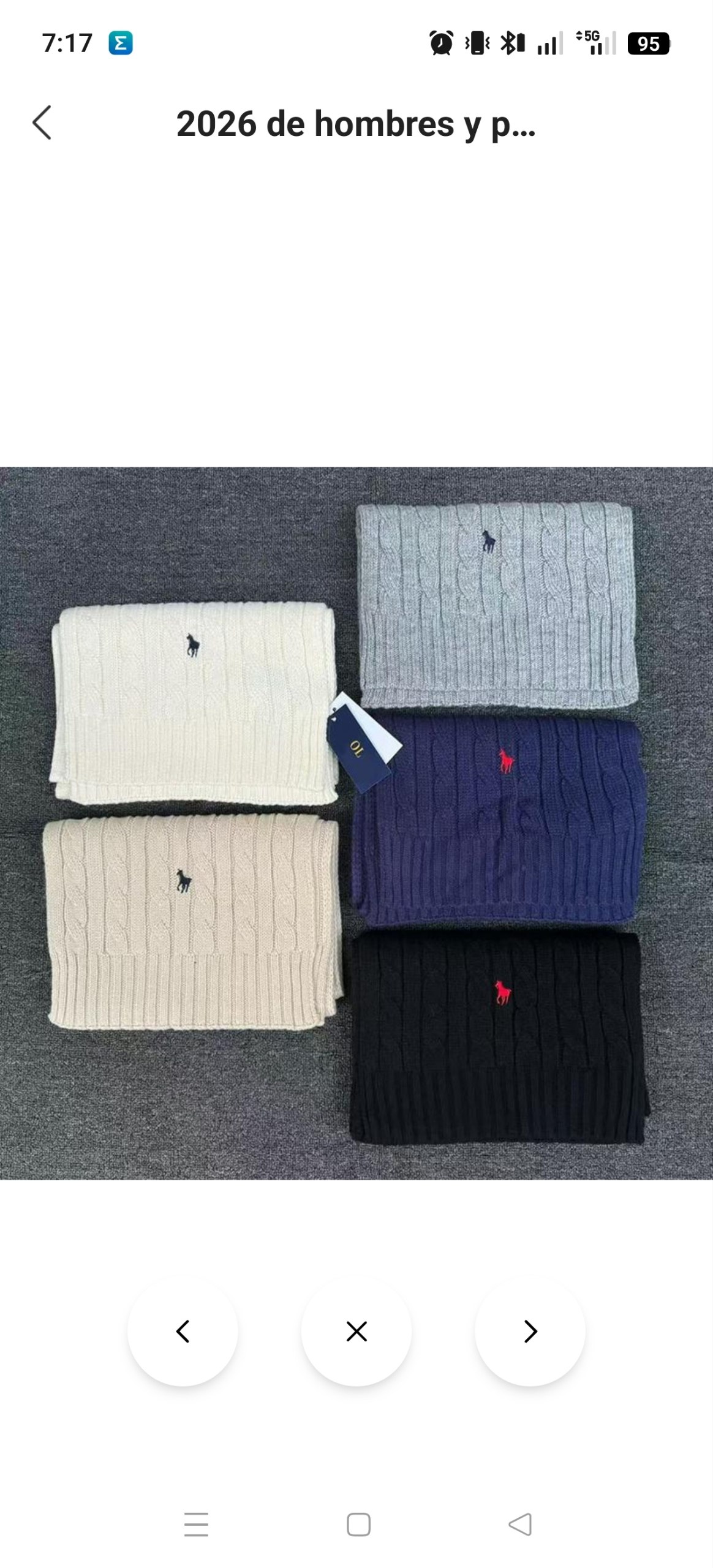 Bufanda Ralph Lauren 18.61€‼ ✨