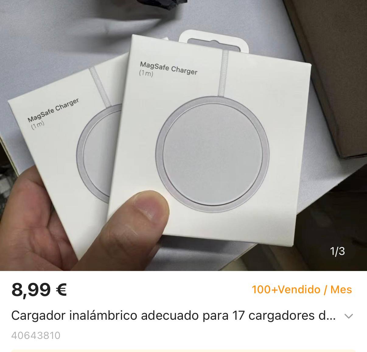 Cargador INALÁMBRICO APPLE ✨