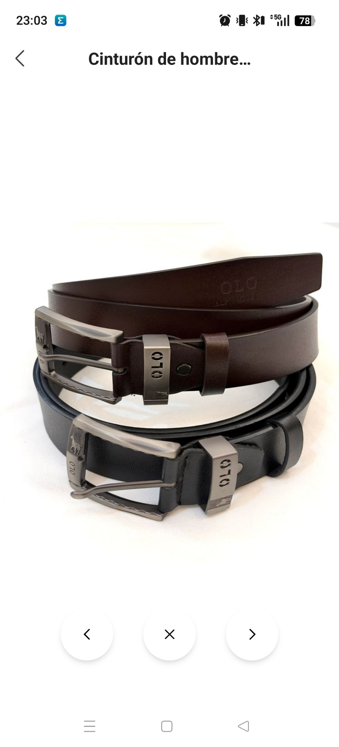 Cinturón Ralph Lauren 11.48€‼ ✨