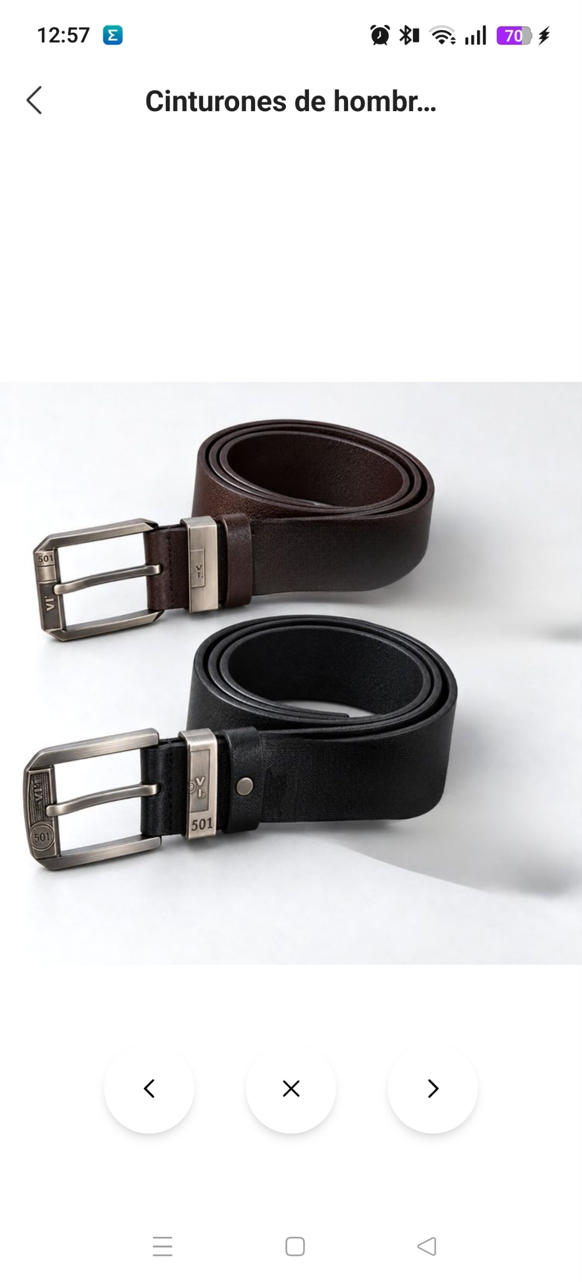 Cinturón Levis 11.48€‼ ✨