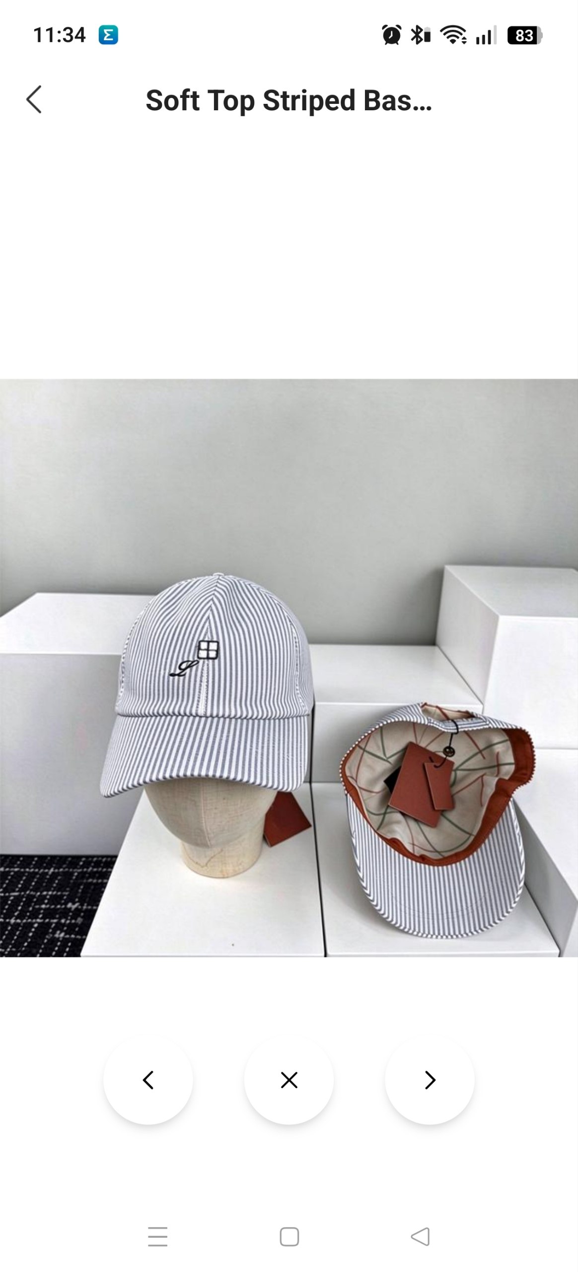 Gorra Loro Piana 17.29€‼ ✨