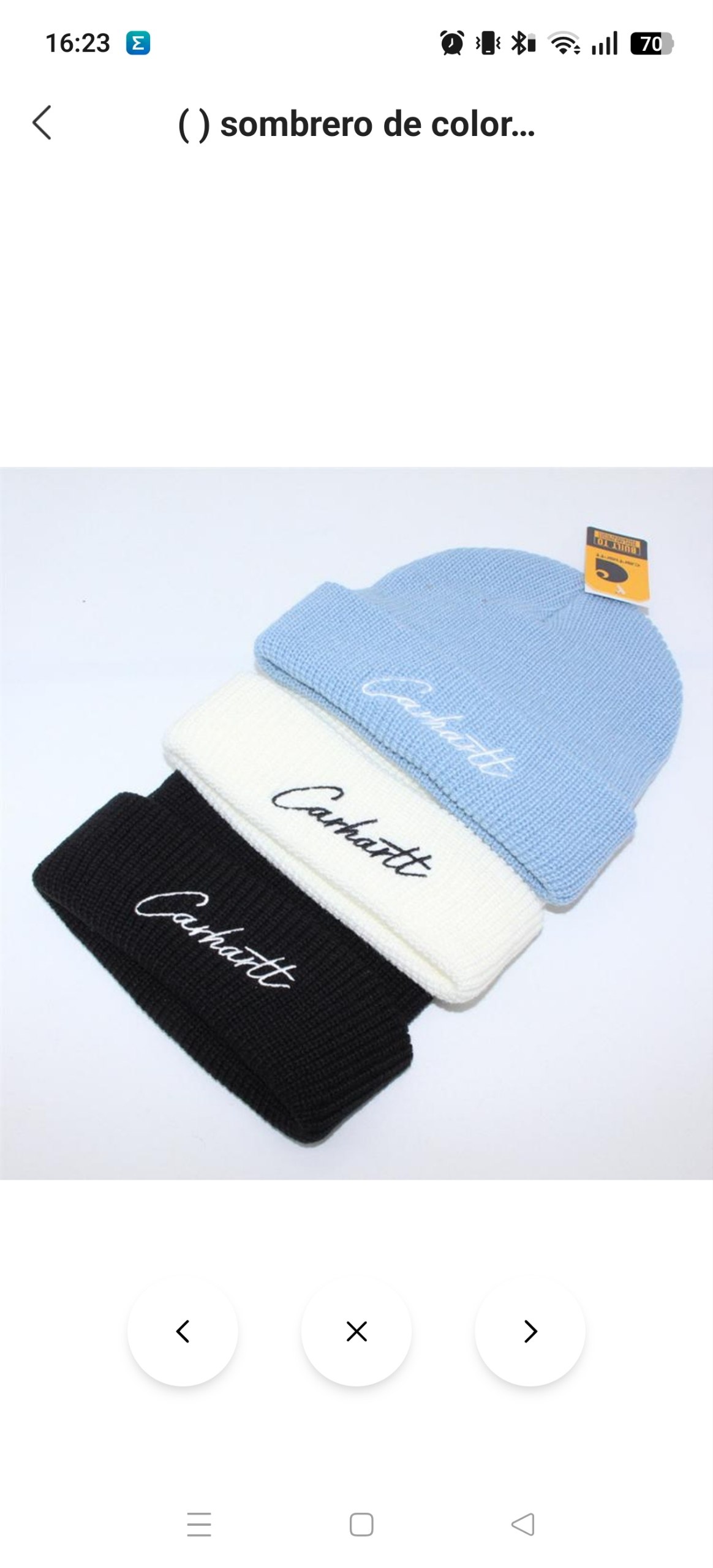Gorro Carhartt 10.14€‼ ✨