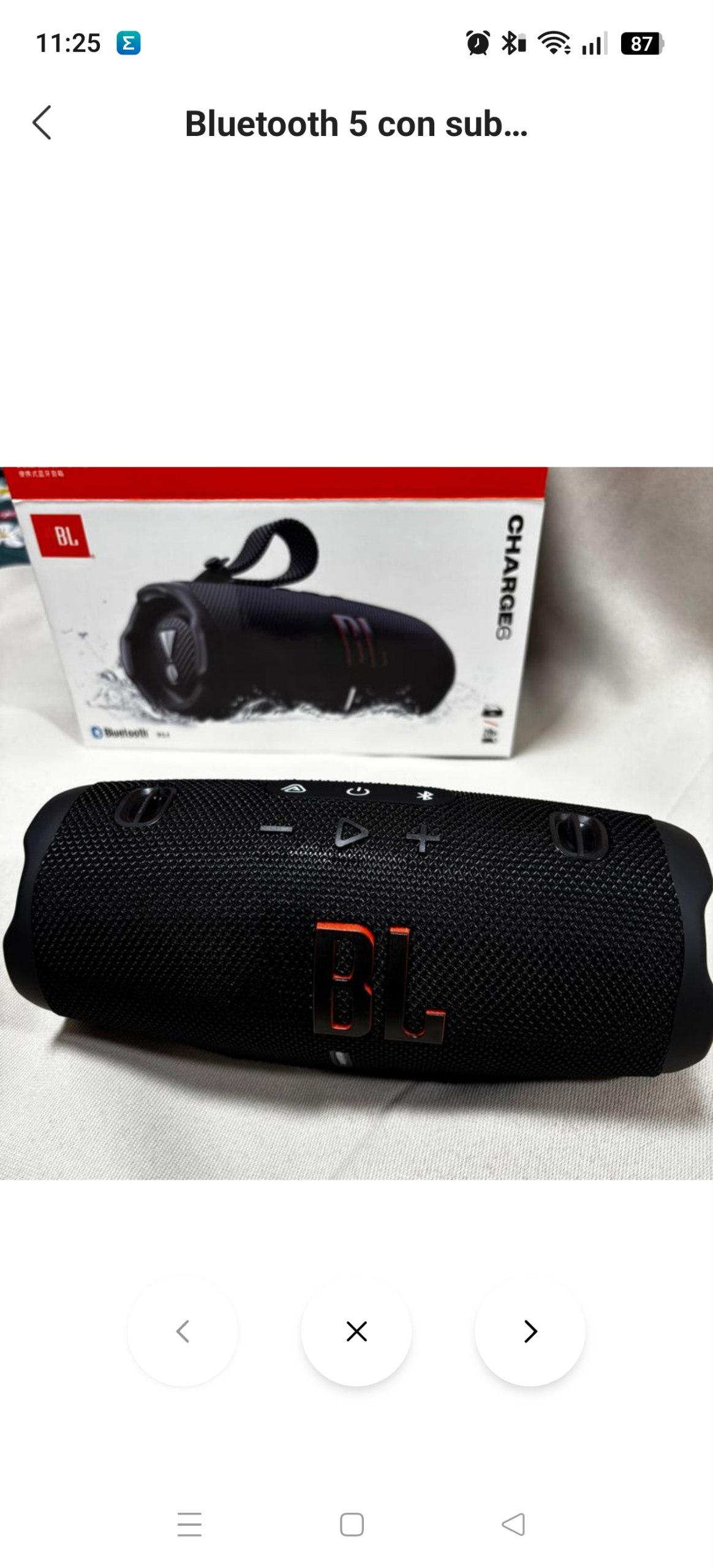 Altavoz JBL Charge 6 ✨