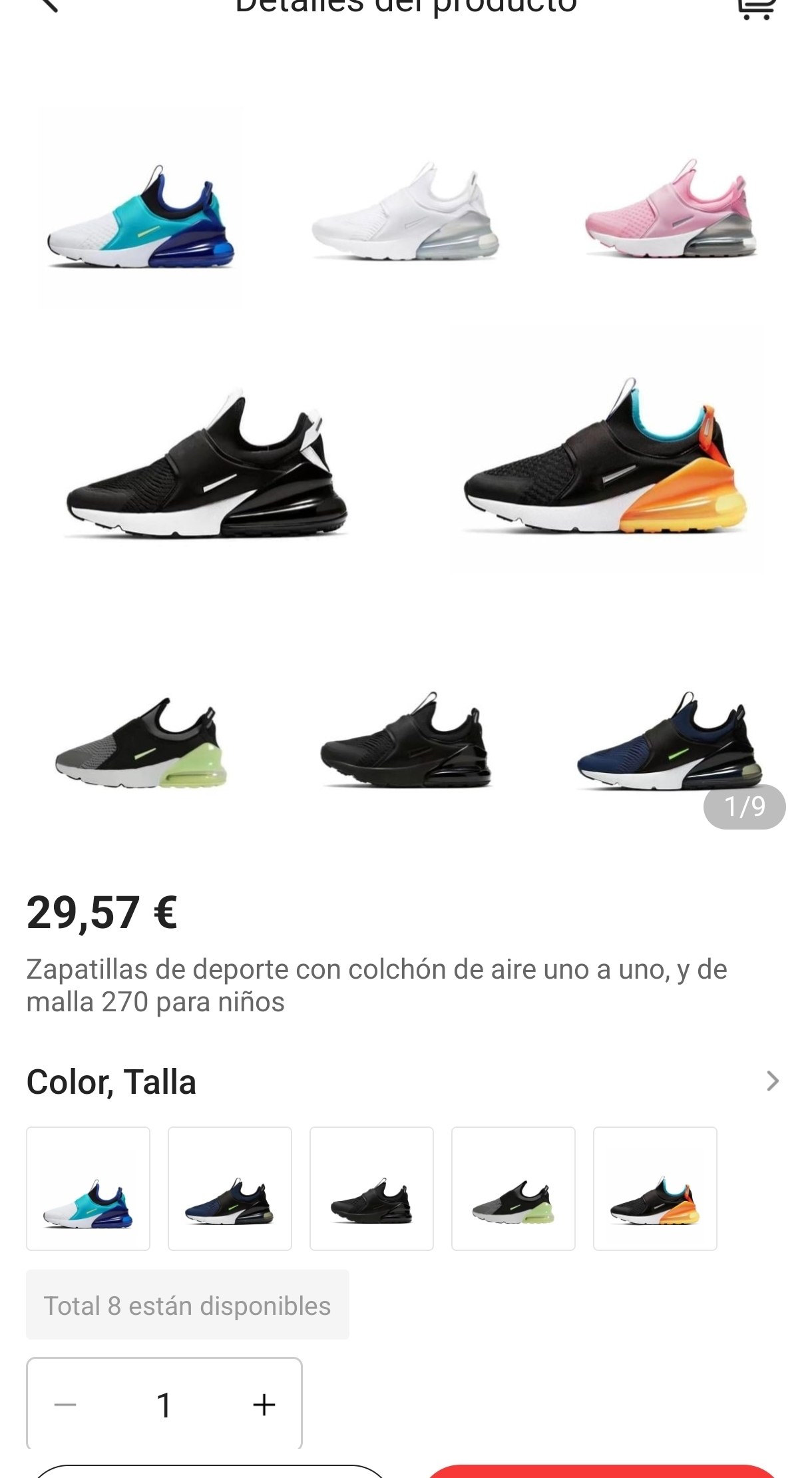 Nike Air Max 270 Extreme niños ✨