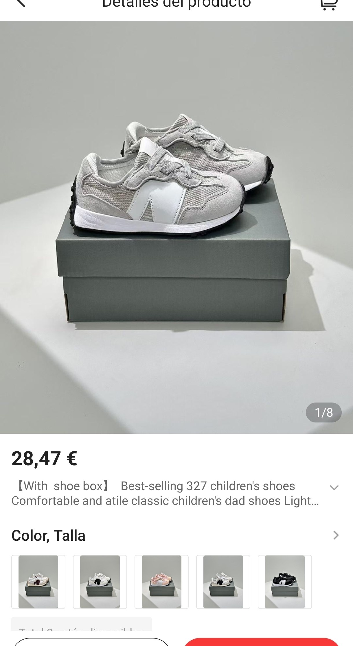 New Balance 327 niños ✨
