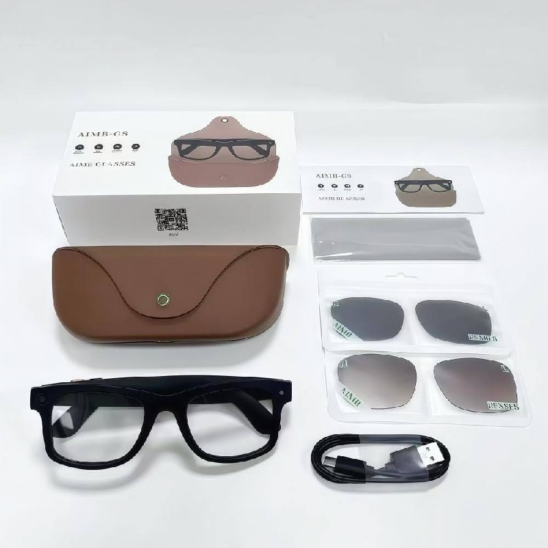 Gafas con IA, Audio y Cámara (estilo RayBan Meta) ✨