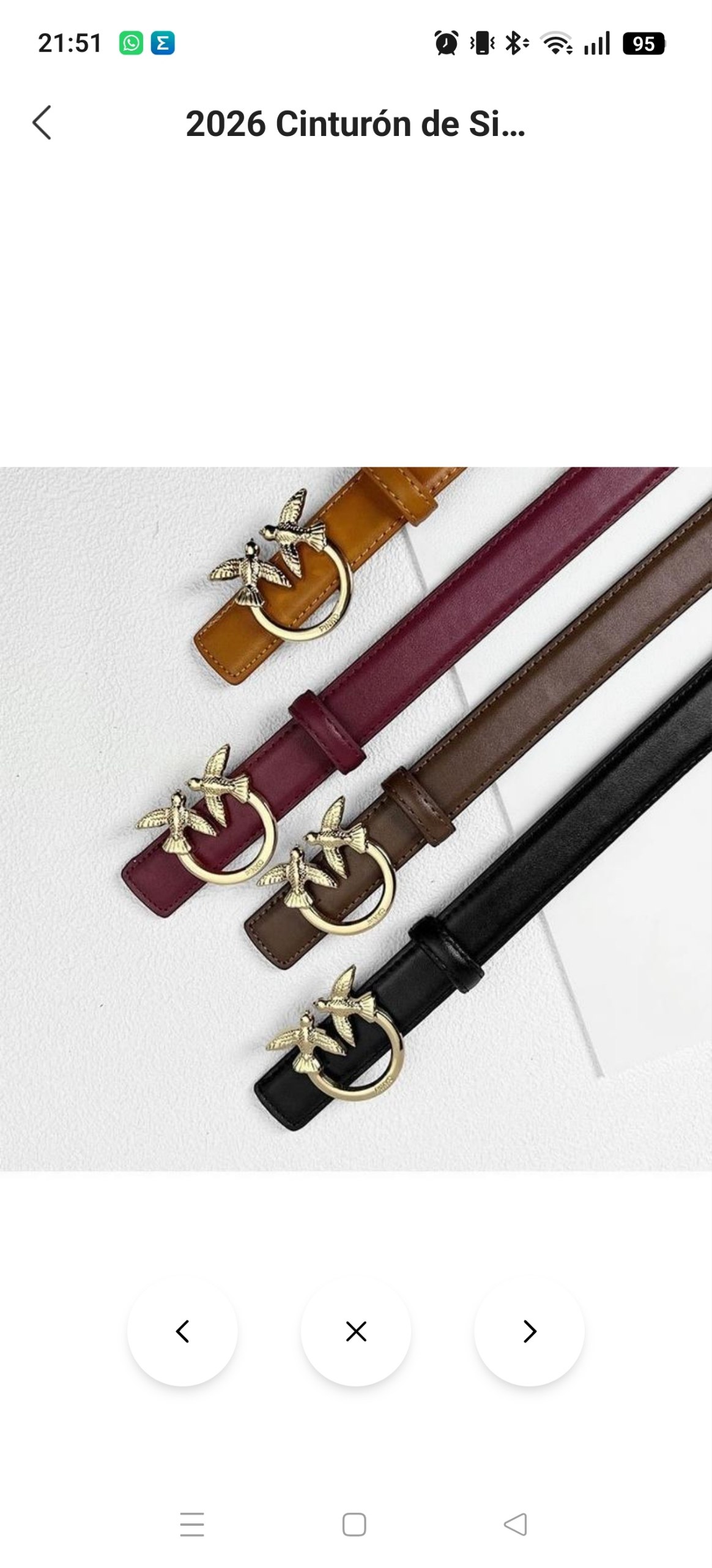 Cinturón Pinko 16.35€‼ ✨