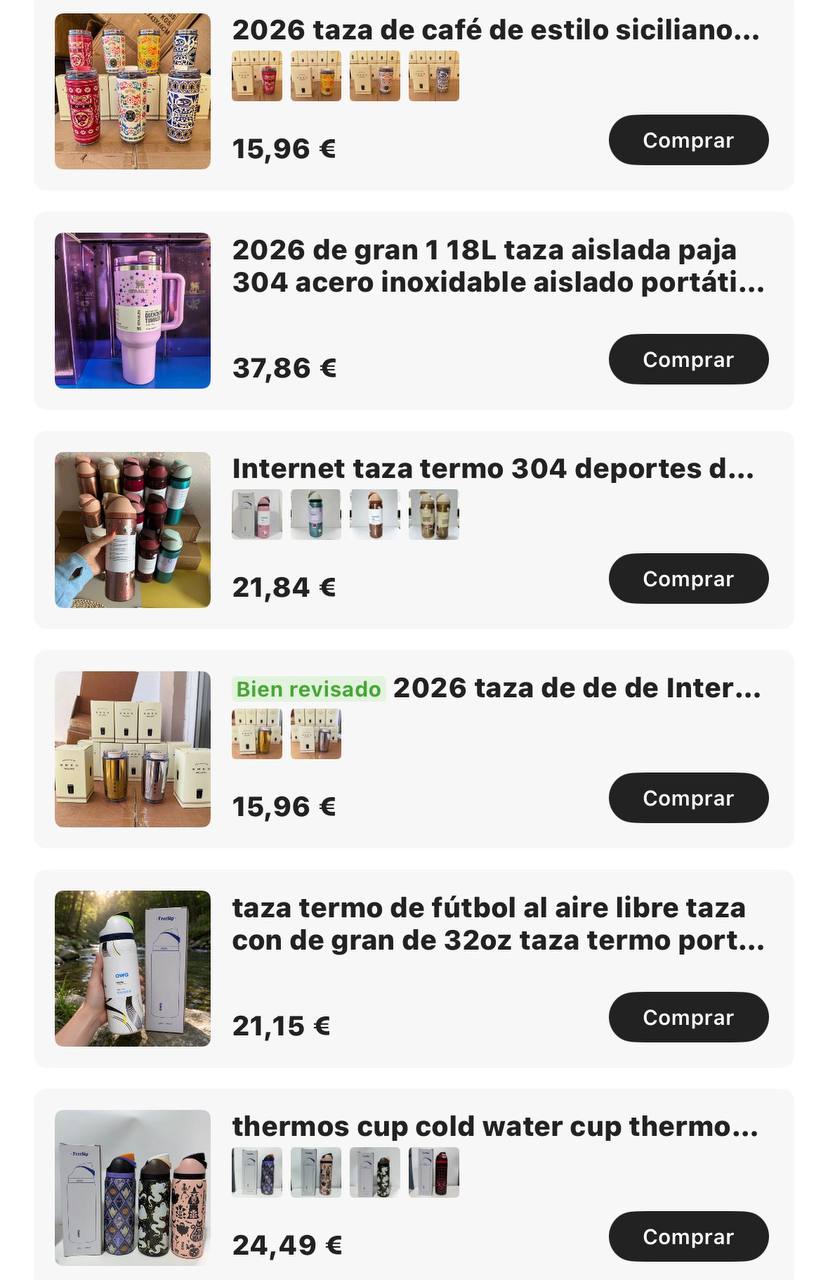 Botella y termo ✨
