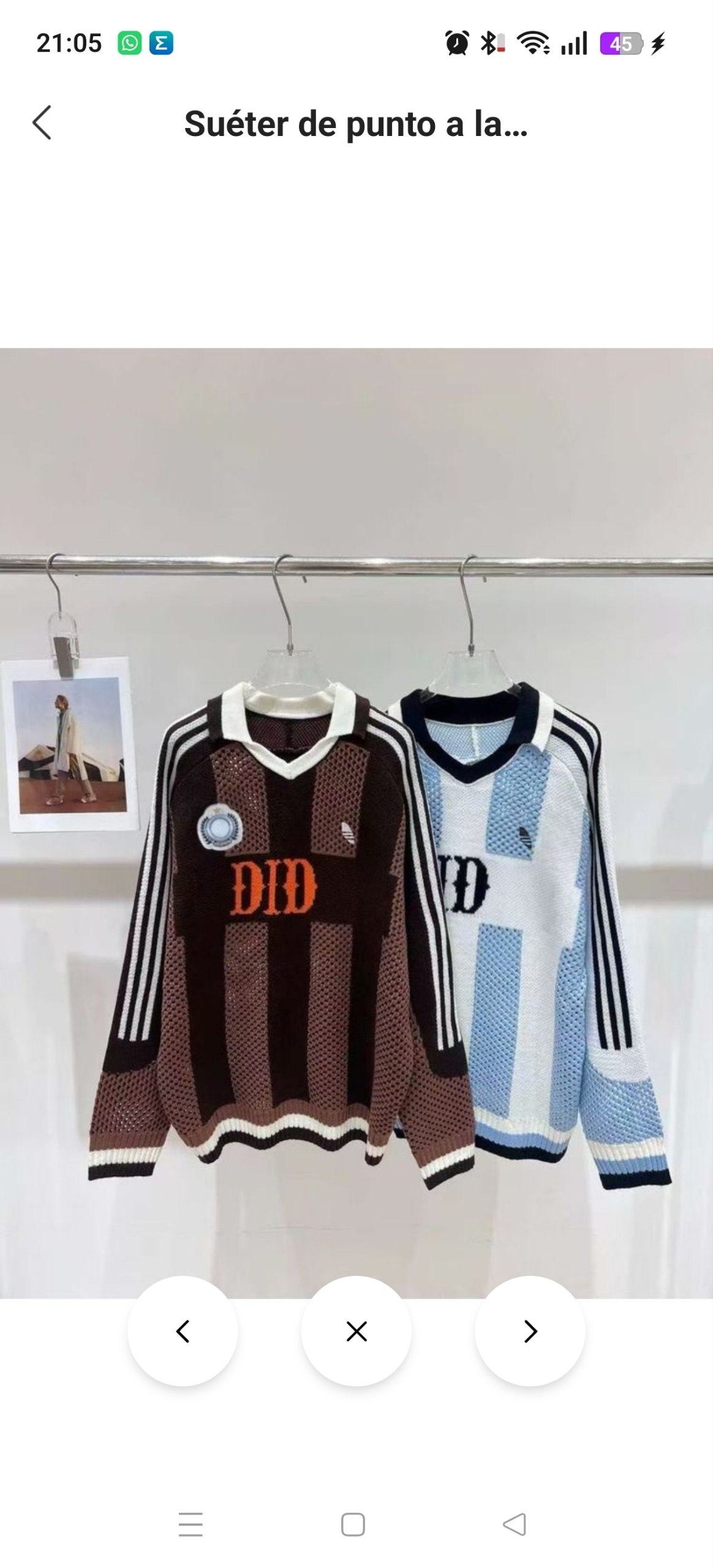 Suéter Adidas 49.66€‼ ✨