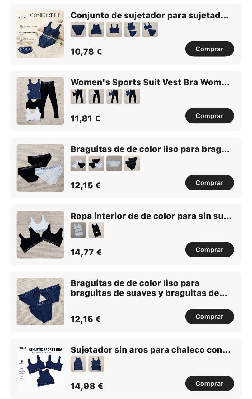 Ropa interior Ralph Lauren mujer ✨