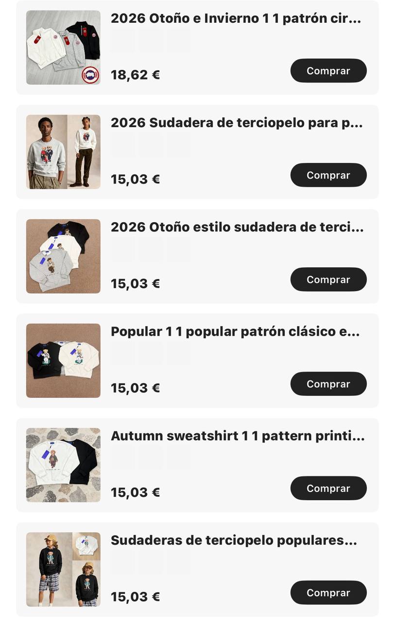Ropa niños y adultos ✨